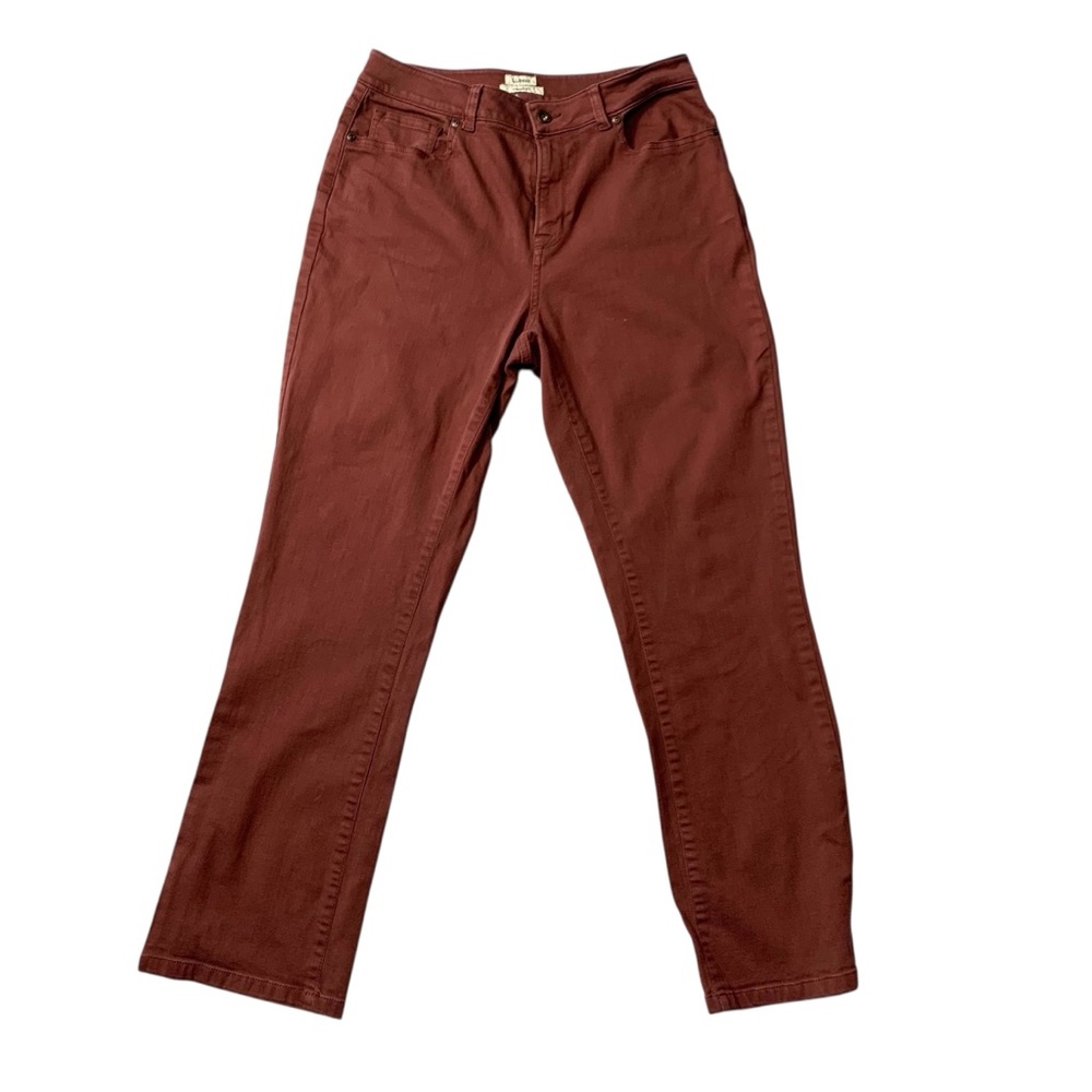 L.L. Bean Women’s Rusty Red Jeans Size 10 Regular – Classic Fit